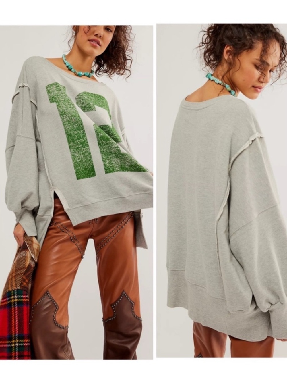 Free People Graphic Camden Sweatshirt